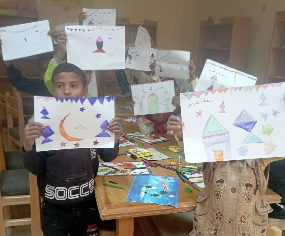 ورشة رسم لدعم الأطفال فى قصور الثقافة بالأقصر ورشة رسم لدعم الأطفال فى قصور الثقافة بالأقصر