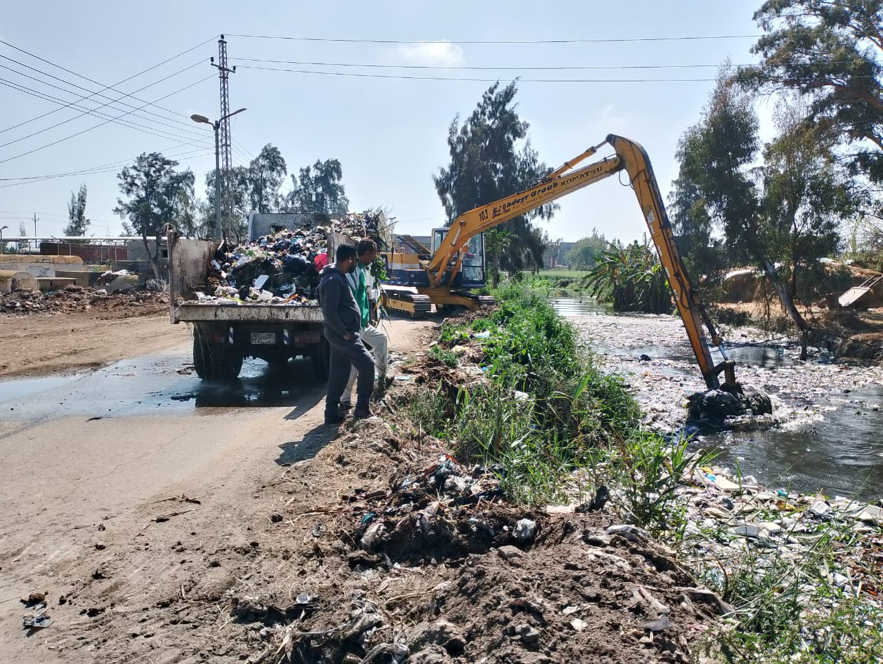 جانب من أعمال التطهير