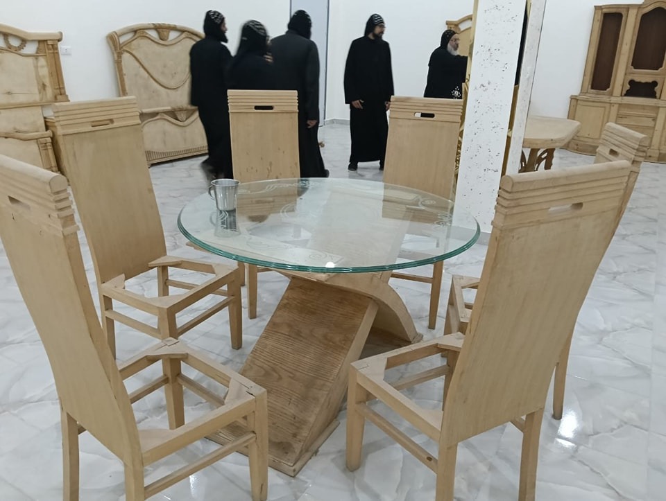 رئيس دير القديس الأنبا باخوميوس يتفقد أنشطة الدير