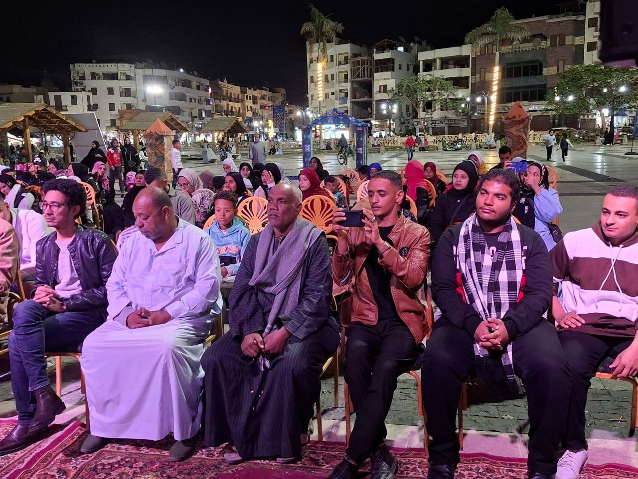 حضور فعاليات ليالي رمضان الثقافية بساحة أبوالحجاج