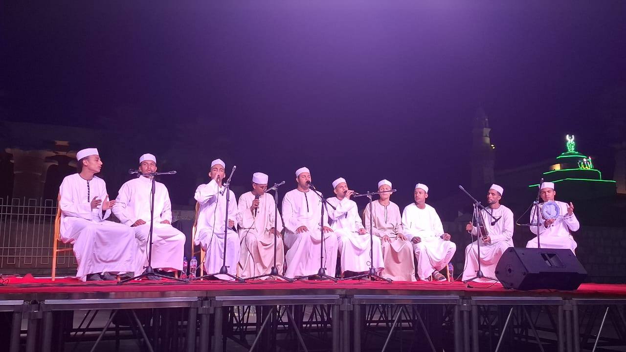 إنشاد ولقاء عن تاريخ التصوف في الصعيد في ليالي رمضان بساحة أبو الحجاج