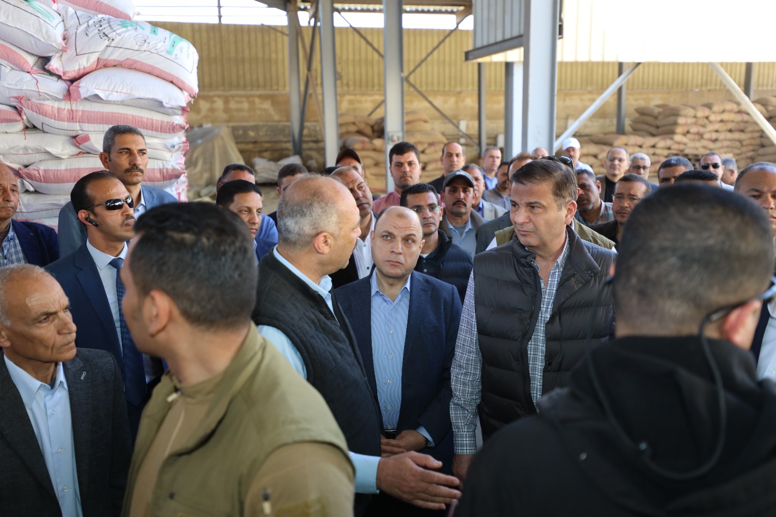 محافظ كفر الشيخ بمحطة الغربلة