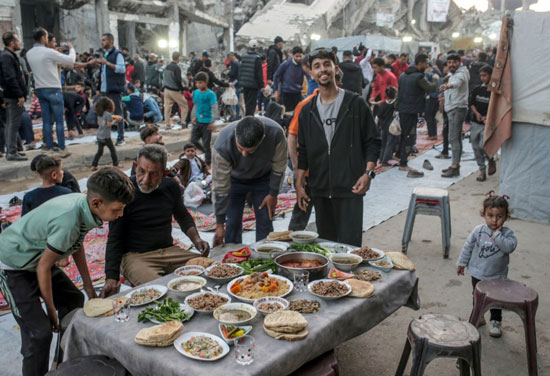 الإفطار فى غزة الإفطار فى غزة