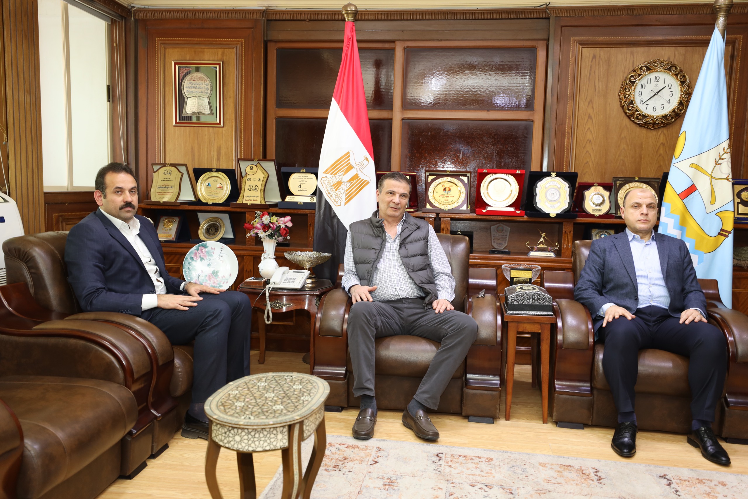 محافظ كفر الشيخ ووزير الزراعة