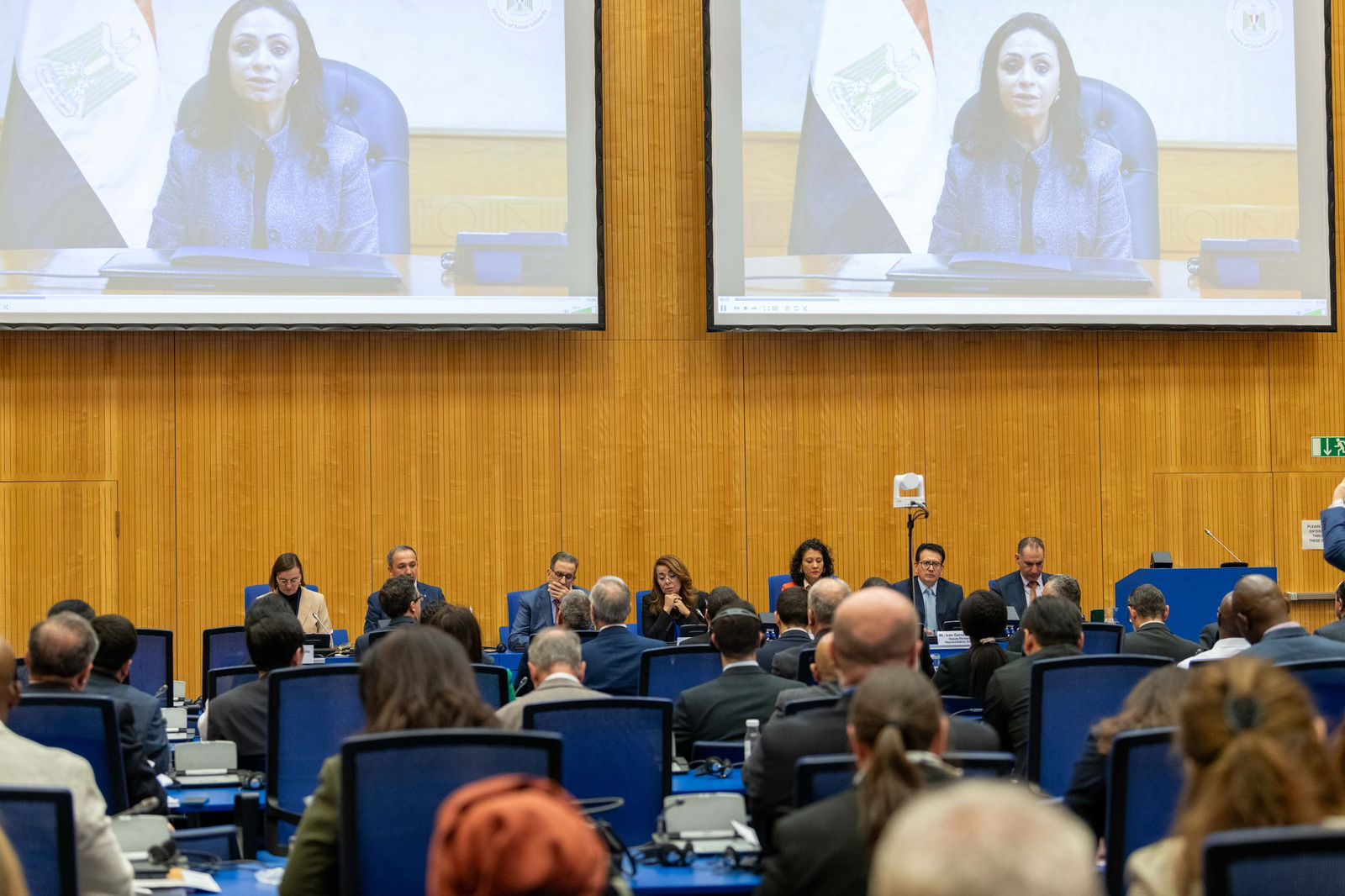 الدكتورة مايا مرسى تلقى كلمة مسجلة فى فعاليات اللجنة الدولية للرقابة على المخدرات بفيينا الدكتورة مايا مرسى تلقى كلمة مسجلة فى فعاليات اللجنة الدولية للرقابة على المخدرات بفيينا