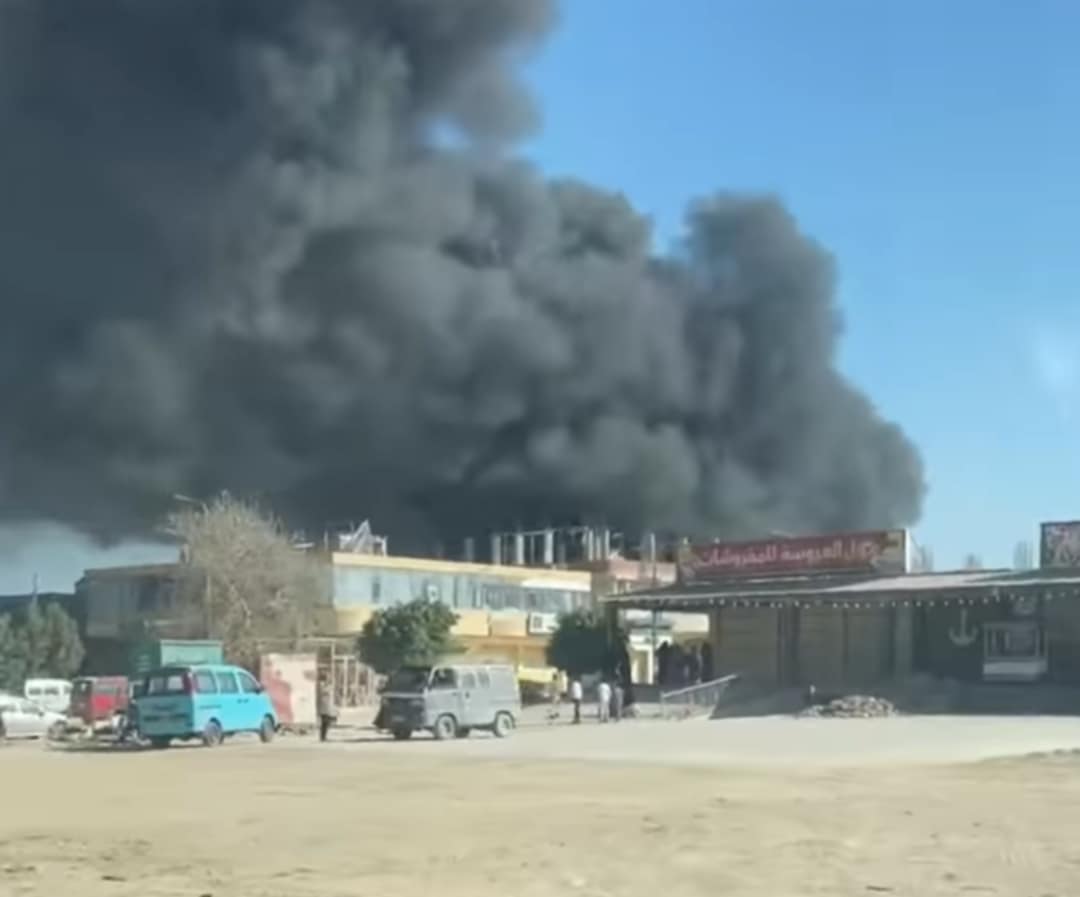 حريق مخزن في العامرية بالإسكندرية حريق مخزن في العامرية بالإسكندرية