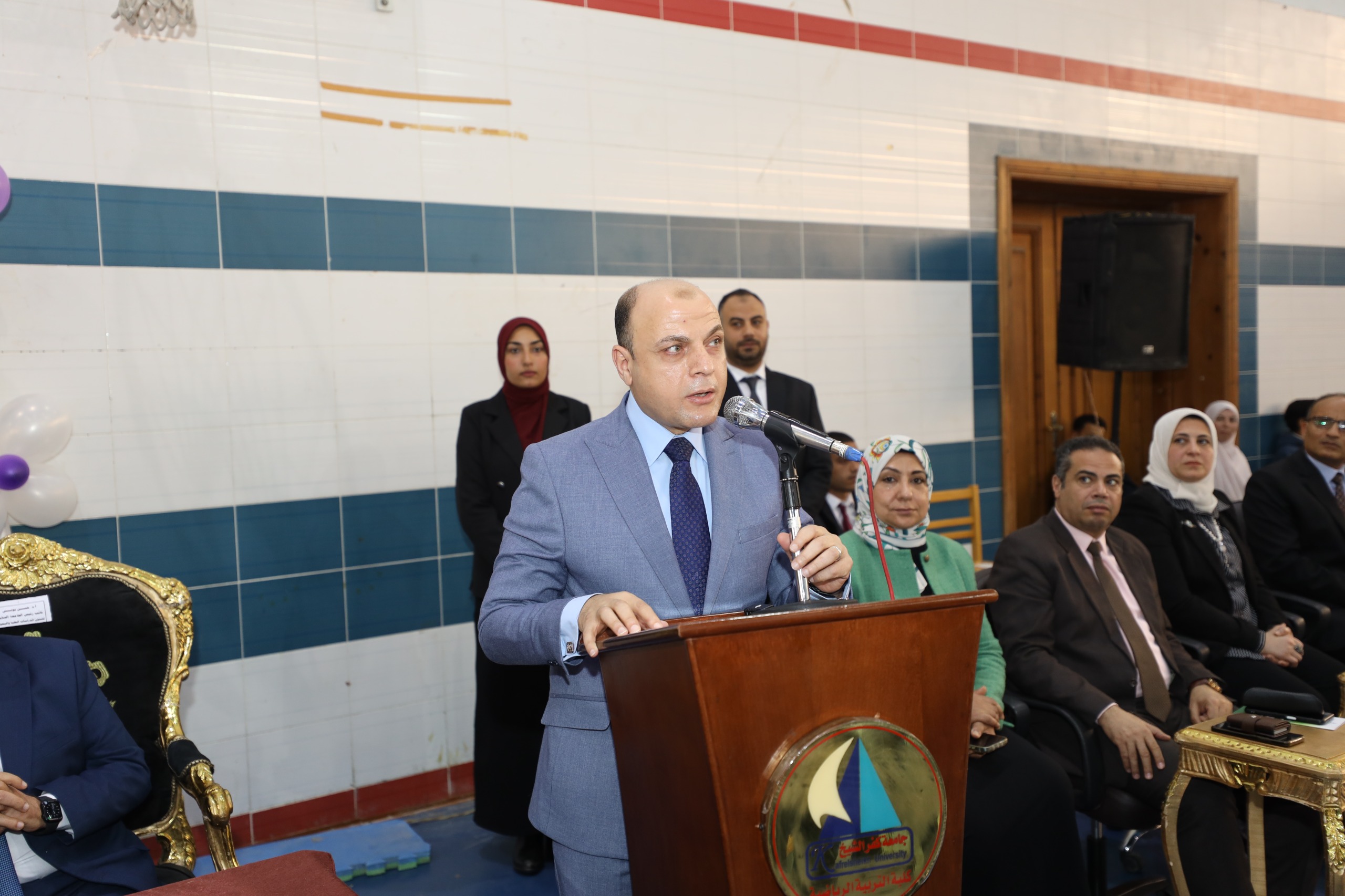 محافظ كفر الشيخ يلقى كلمته محافظ كفر الشيخ يلقى كلمته
