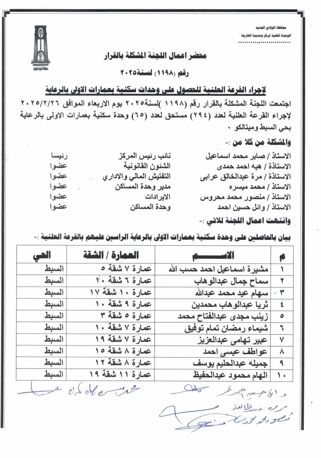 أسماء الفائزين (2)