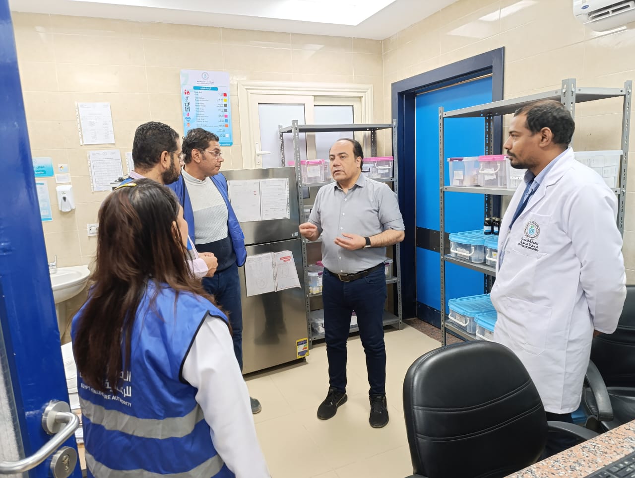 نائب رئيس الرعاية الصحية يتفقد وحدة أبوالريش نائب رئيس الرعاية الصحية يتفقد وحدة أبوالريش