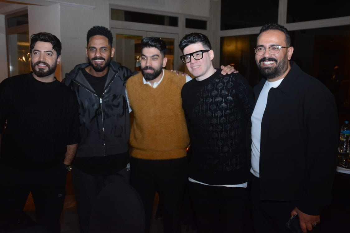 سامر أبو طالب مع الحضور سامر أبو طالب مع الحضور