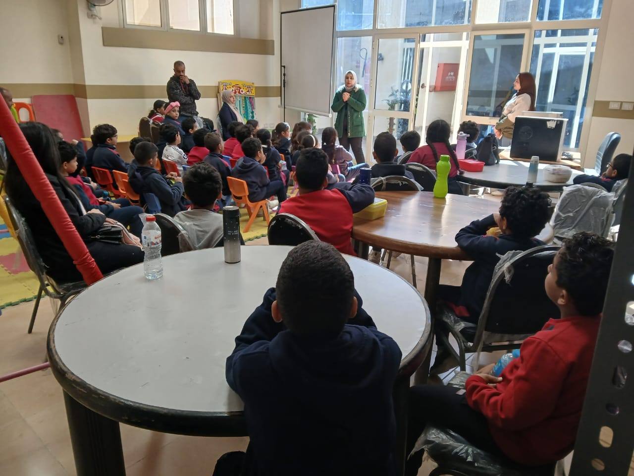 فعاليات ورشتي حكى تفاعلية عن التاريخ المصرى لـ280 طالب