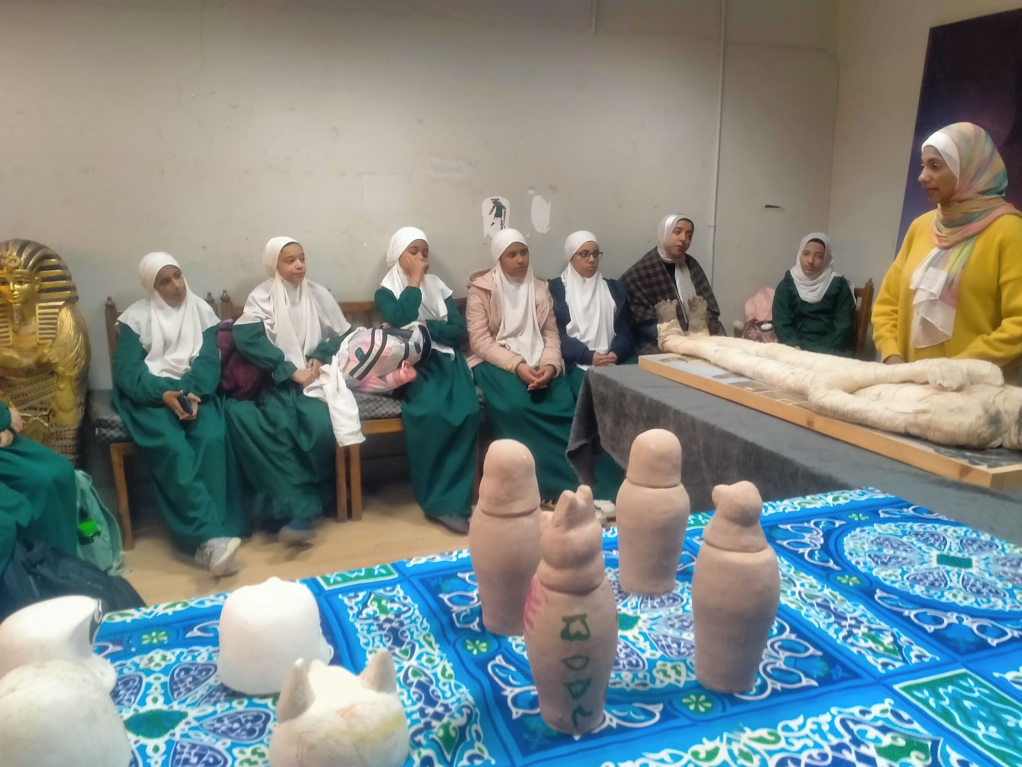 فعاليات ورشة عمل حول فن التحنيط المصرى القديم