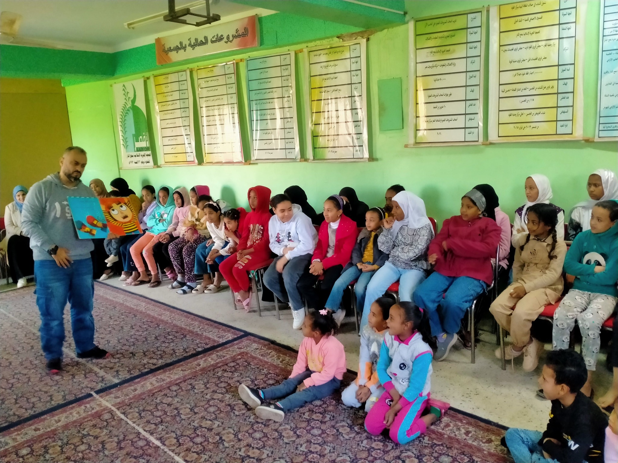 فعاليات ورش حكى للأطفال عن التاريخ المصرى القديم