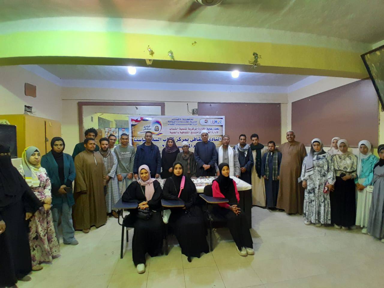 حضور ندوات دينية عن فضائل الشهر الكريم بمركز شباب السلام