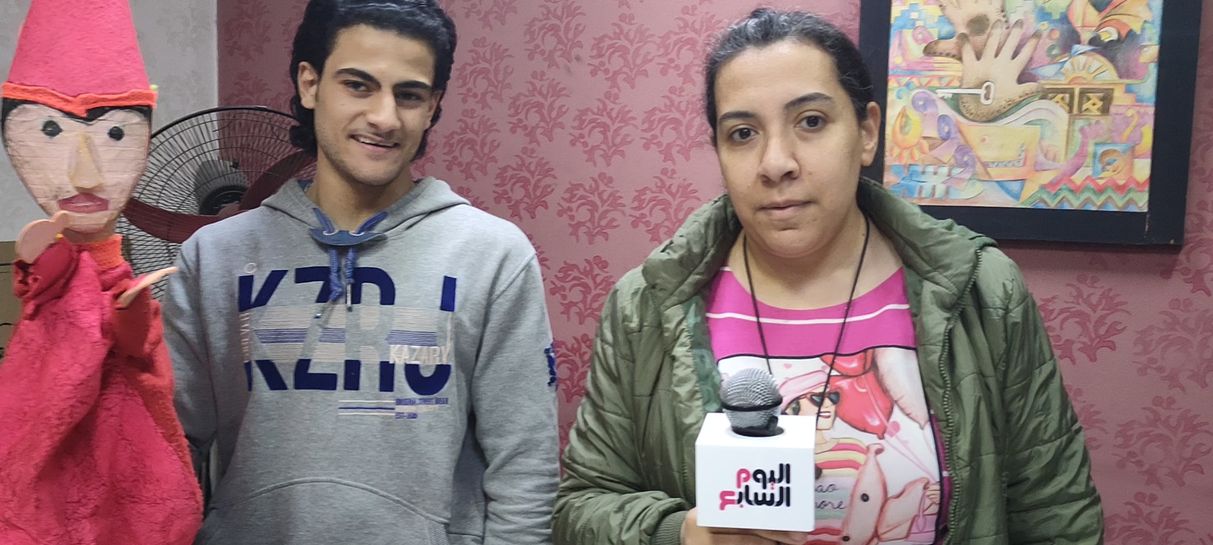 الفنانه تريزا فريد مؤدية دور الارجوز