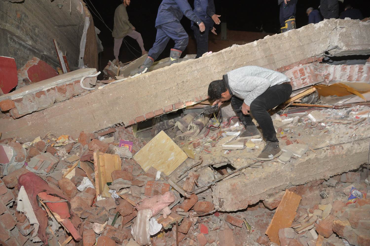 المنزل المنهار بالنخيلة المنزل المنهار بالنخيلة