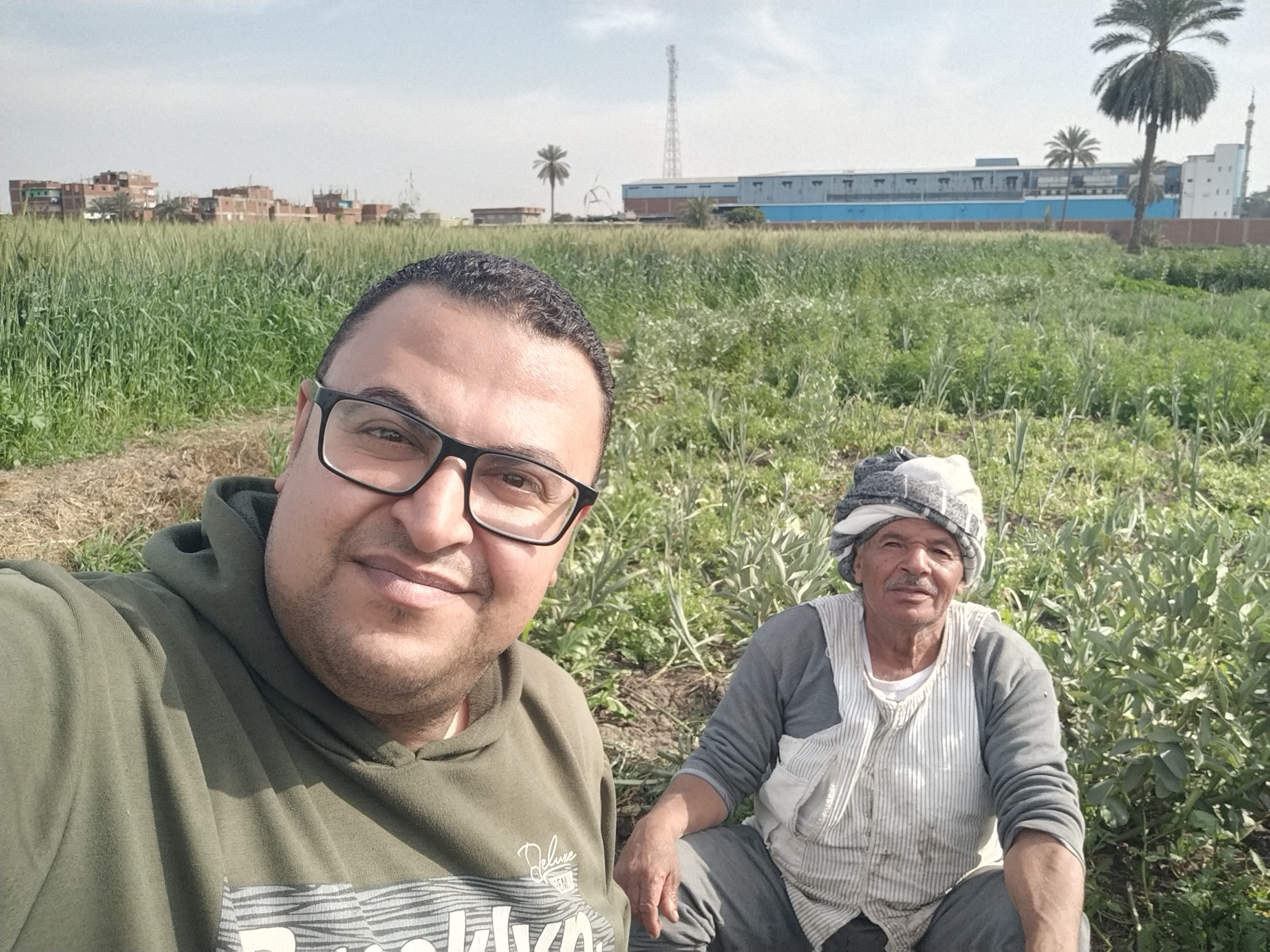 محرر اليوم السابع مع عم أحمد محرر اليوم السابع مع عم أحمد