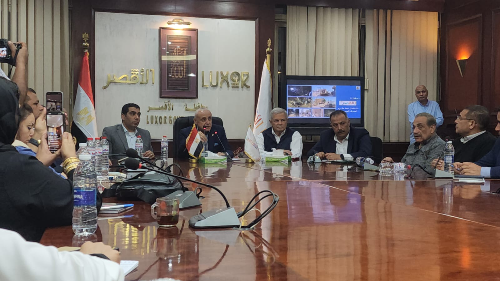 مفاجآت سعيدة لأهل الأقصر يعلنها محافظ الأقصر ورئيس الشركة القابضة للمياه