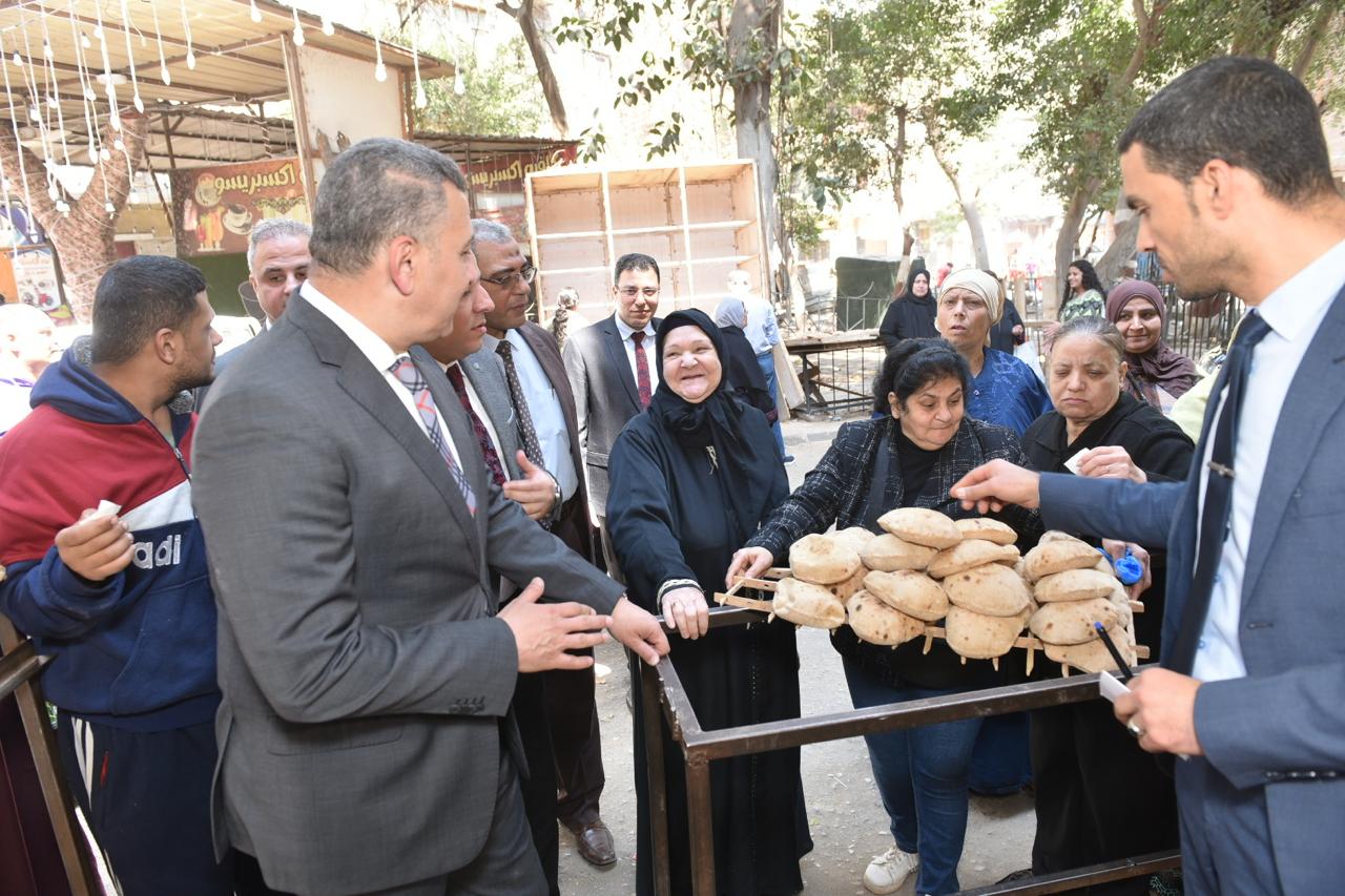 جولة نائب وزير التموين بالمخابز البلدية والسياحية