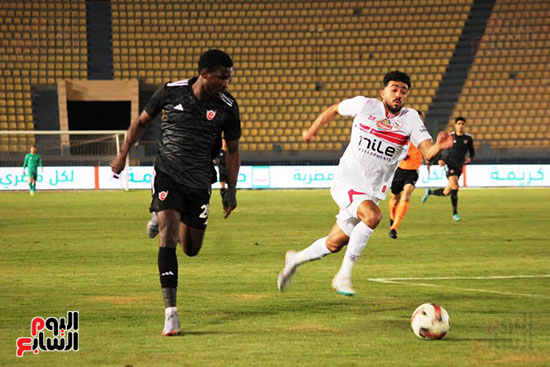 جانب من مباراة بتروجت والزمالك فى كأس عاصمة مصر