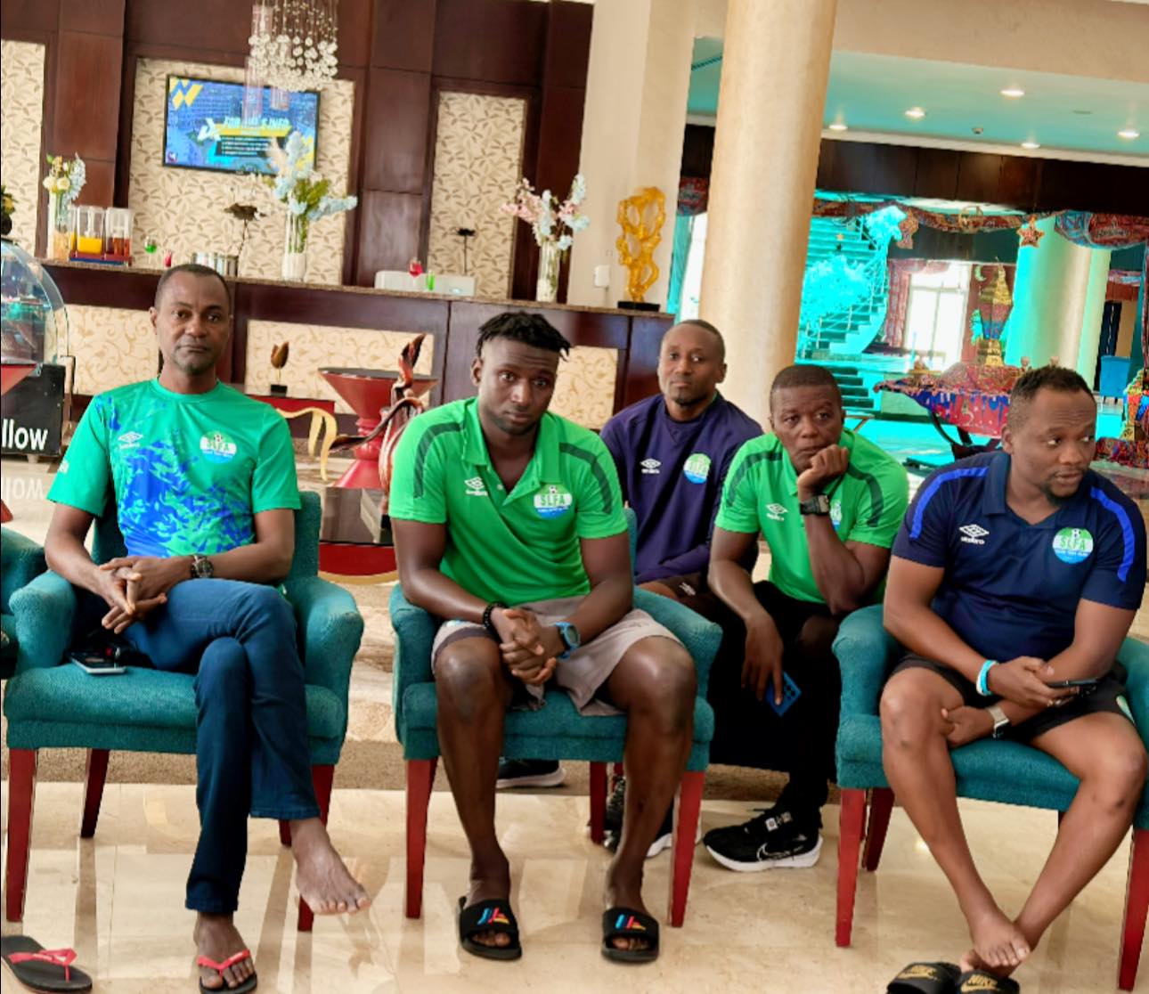 منتخب سيراليون قبل مواجهة مصر