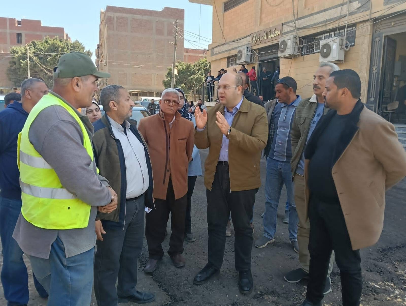 نائب المحافظ فى جولة نائب المحافظ فى جولة