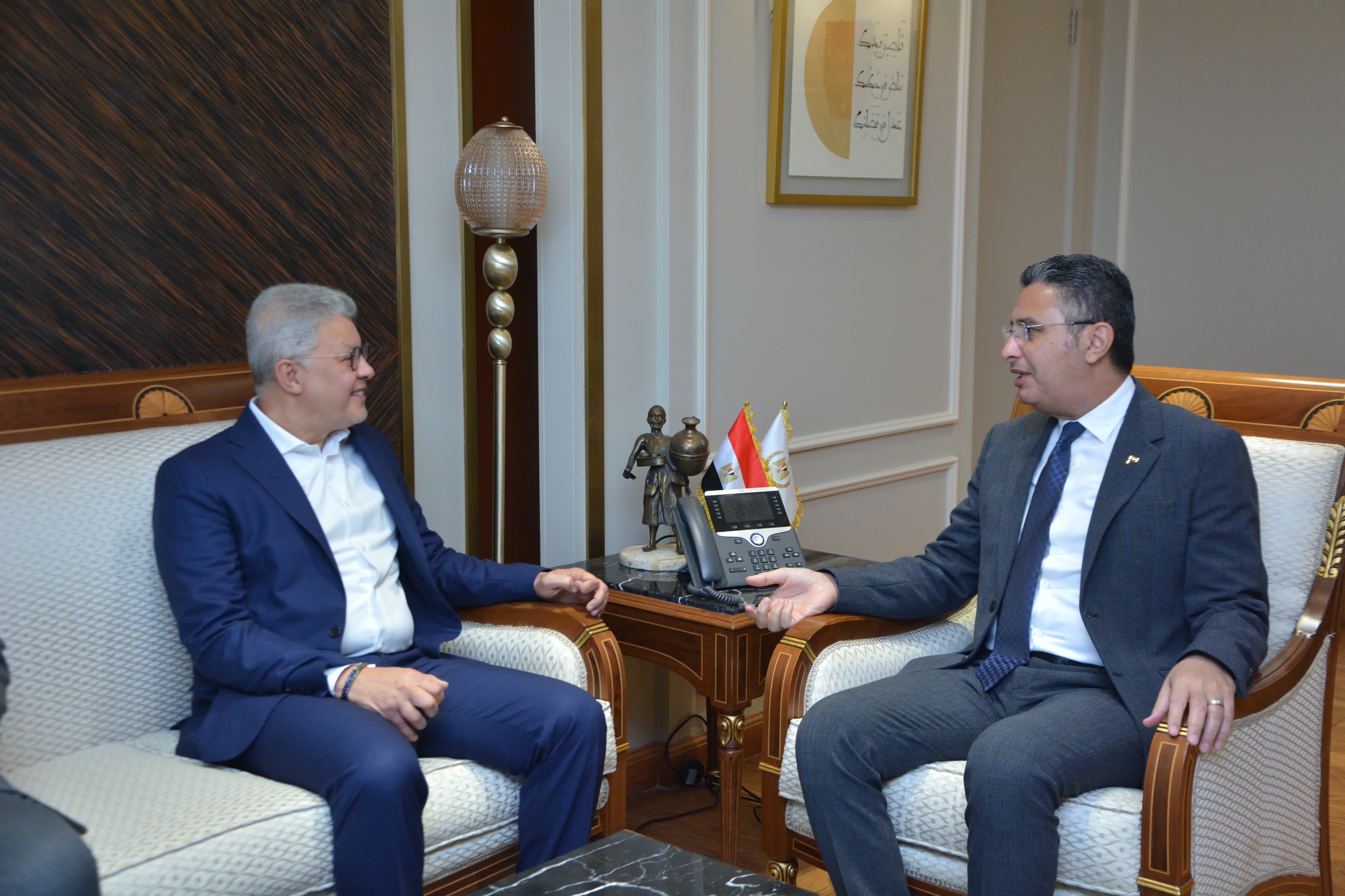 جانب من المقابلة