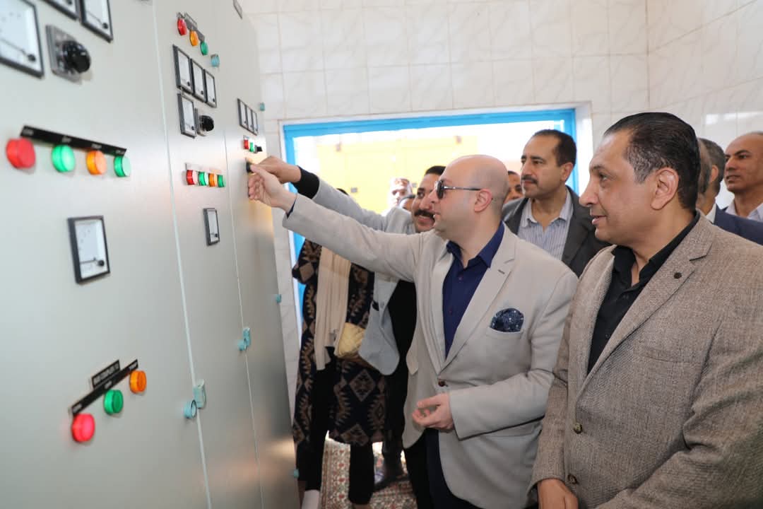 بدء التشغيل التجريبي لمشروع الصرف الصحي بالفنت بدء التشغيل التجريبي لمشروع الصرف الصحي بالفنت