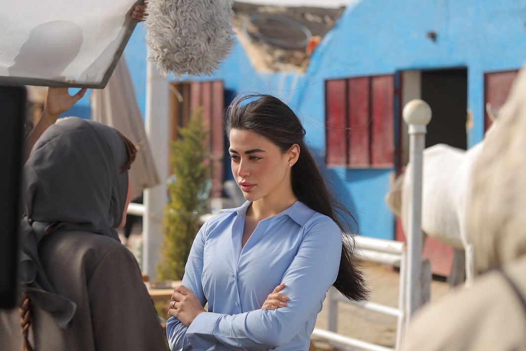 يارا السكري فى مشهد من فهد البطل