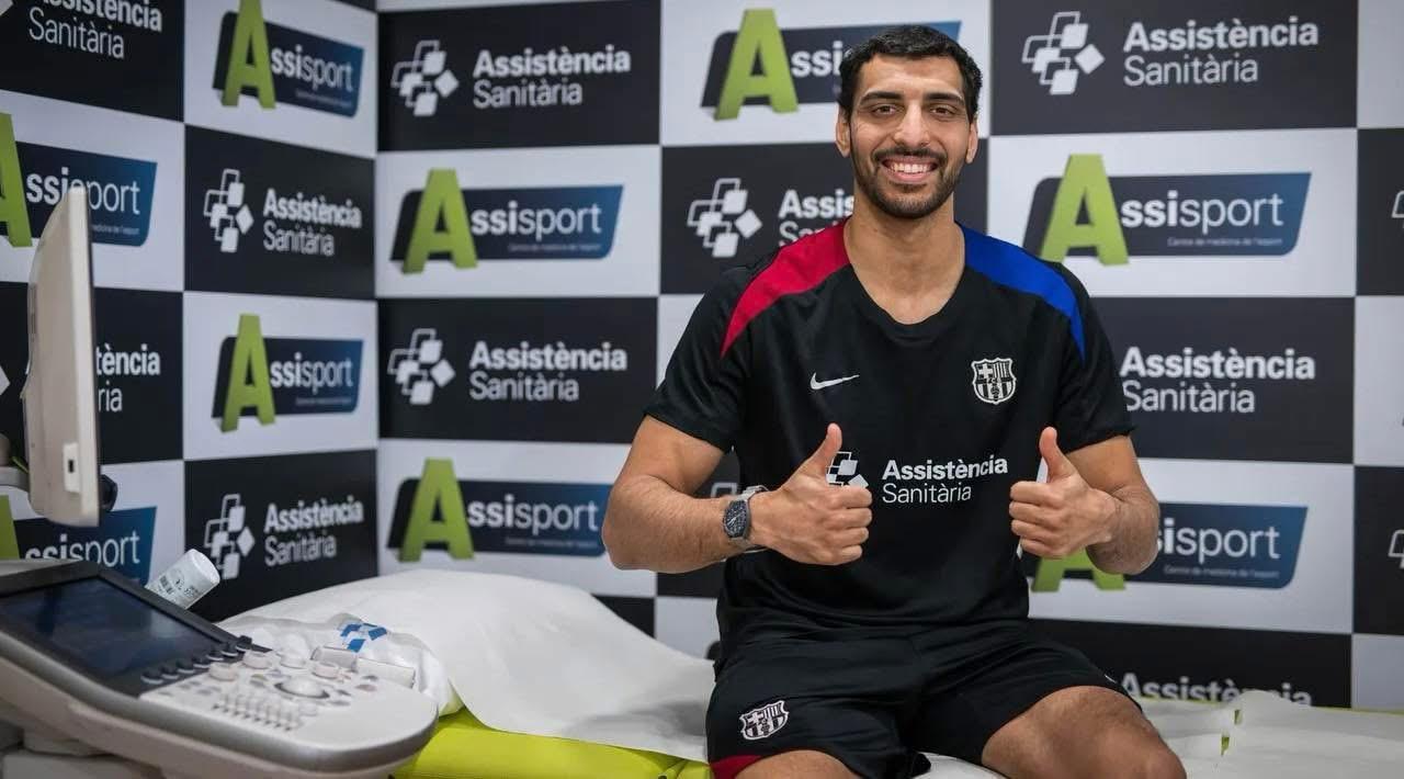 سيف الدرع أثناء الكشف الطبى