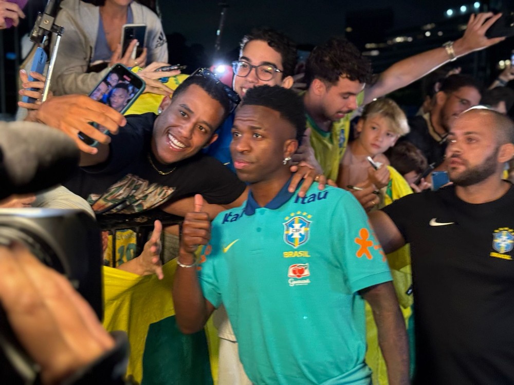 وصول منتخب البرازيل لمواجهة الأرجنتين