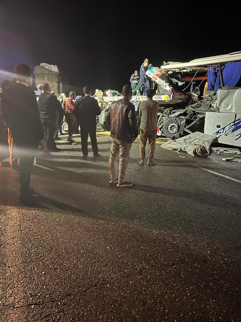 جانب من الحادث جانب من الحادث