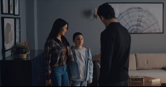 مشهد من مسلسل لام شمسية ـ الطفل يوسف عند الطبيب النفسي مشهد من مسلسل لام شمسية ـ الطفل يوسف عند الطبيب النفسي