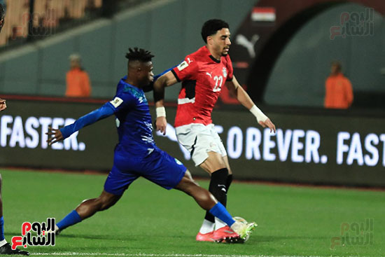 عمر مرموش خلال المباراة عمر مرموش خلال المباراة