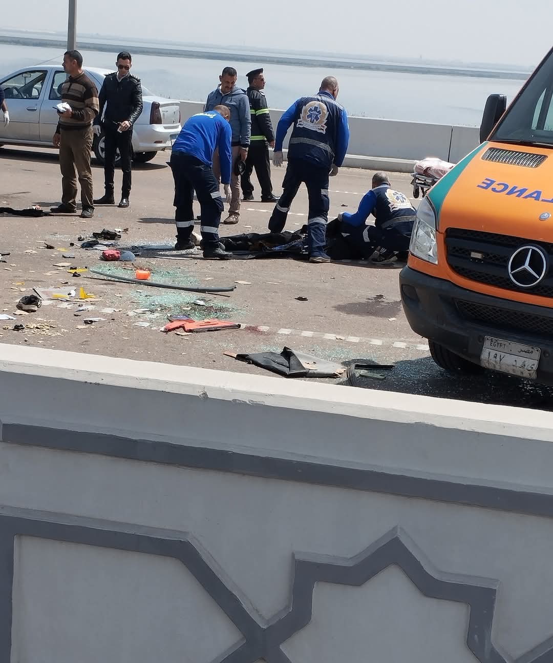 حادث تصادم بطريق المكس الدولي الساحلي بالإسكندرية حادث تصادم بطريق المكس الدولي الساحلي بالإسكندرية