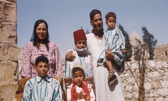 أسرة مصرية زمان