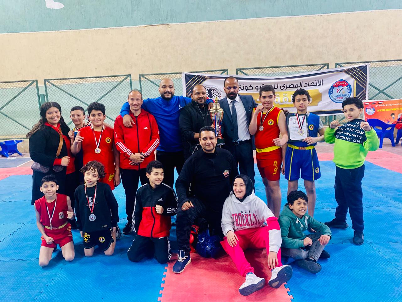 تكريم ابطال للوشو كونغ فو تحت ١٢ سنة