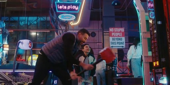 طارق مع ابنه يوسف فى مسلسل لام شمسية