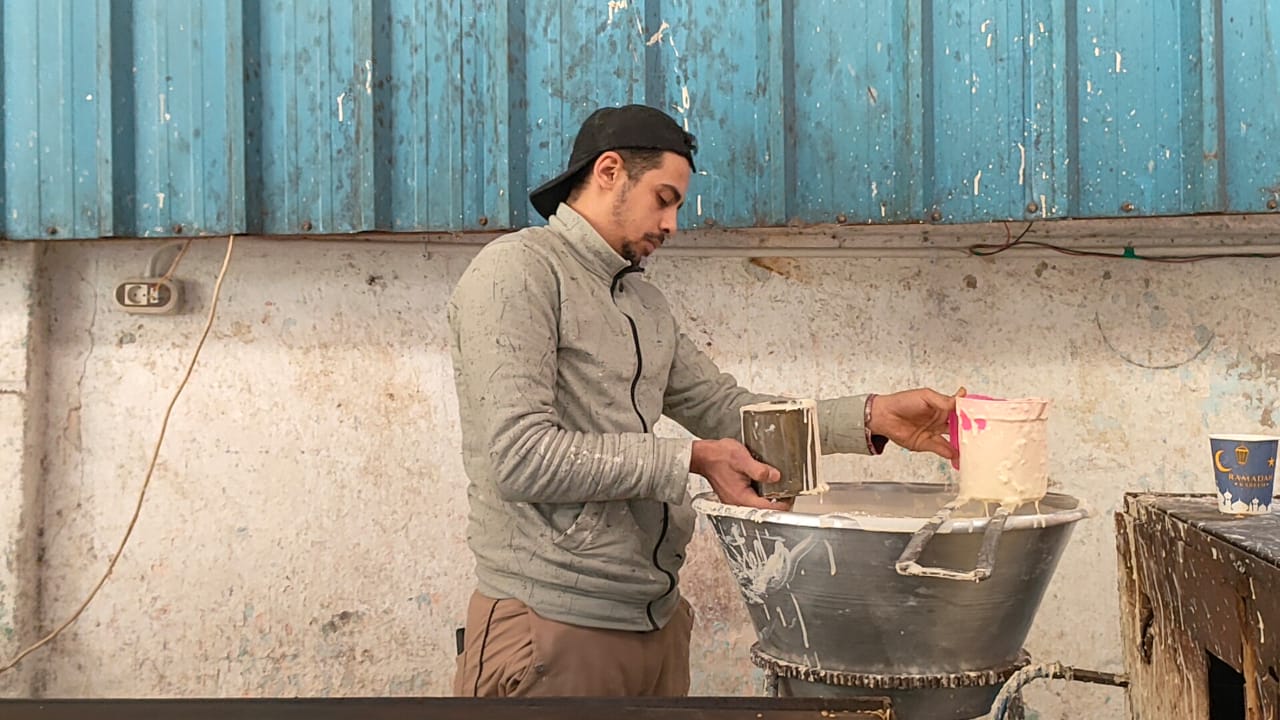 صناعة القطايف في الغربية صناعة القطايف في الغربية