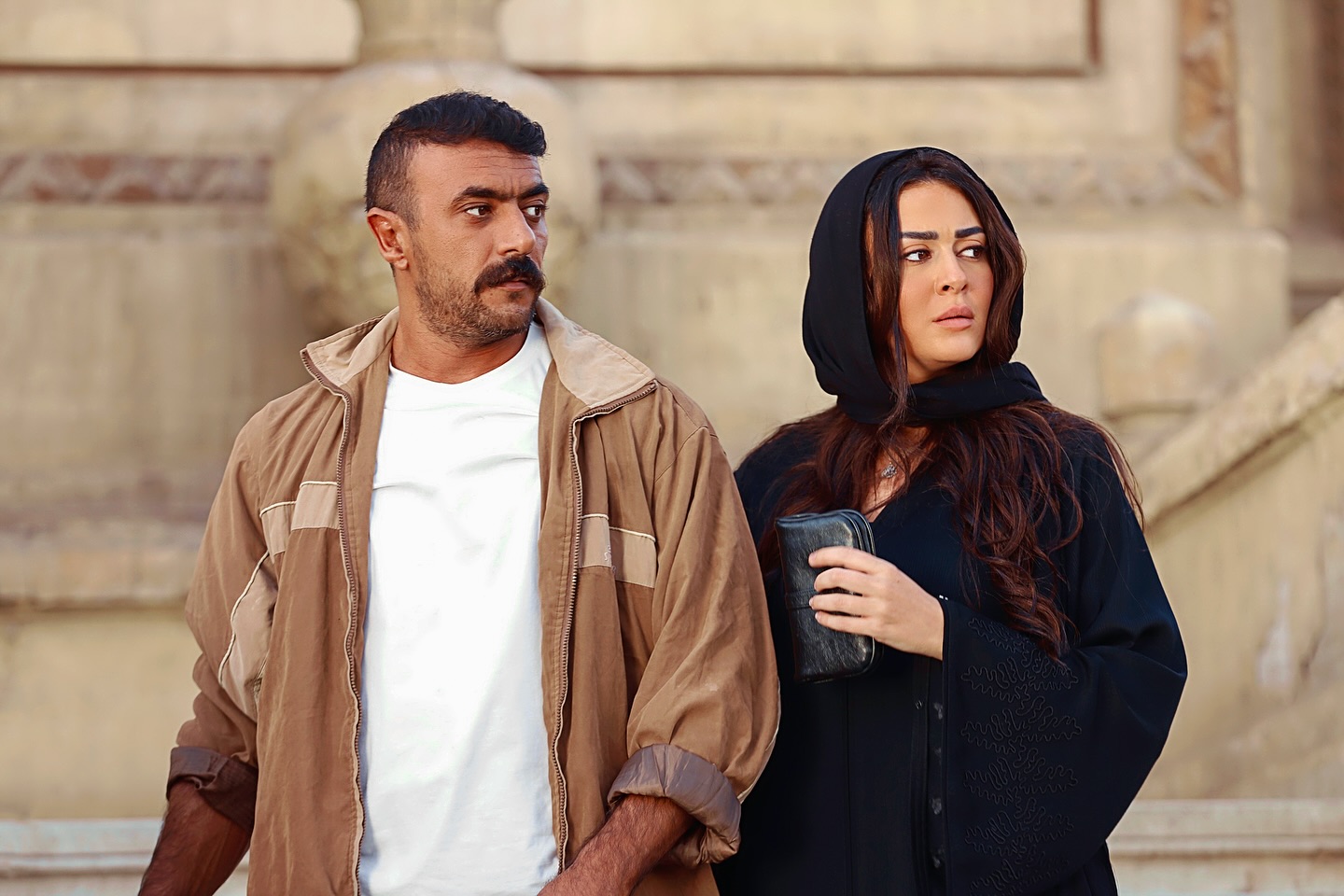 ميرنا نور الدين مع أحمد العوضي ميرنا نور الدين مع أحمد العوضي