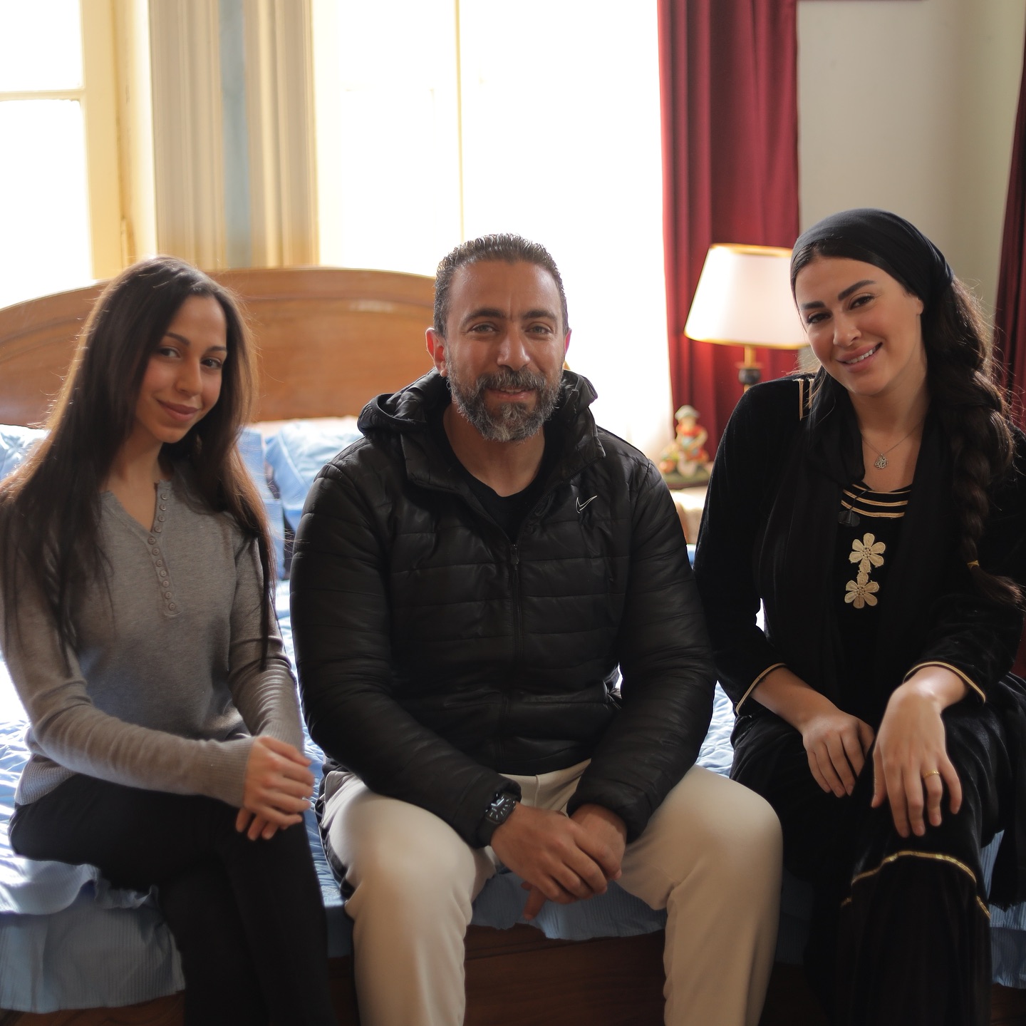 ميرنا نور الدين والمخرج محمد عبد السلام وريم عامر ميرنا نور الدين والمخرج محمد عبد السلام وريم عامر