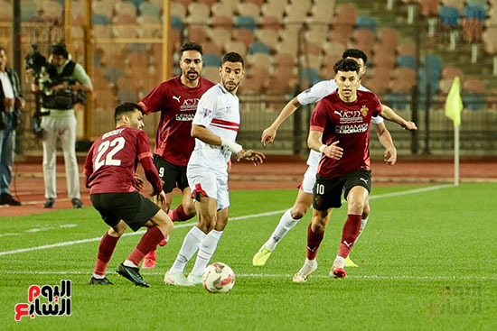 ناصر ماهر خلال المباراة ناصر ماهر خلال المباراة