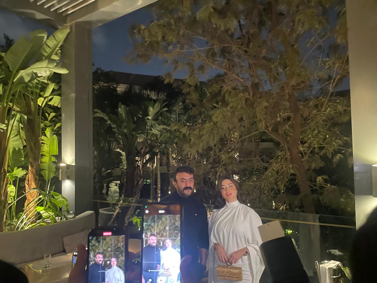 سحور أحمد العوضى مع صناع مسلسل فهد البطل (2)