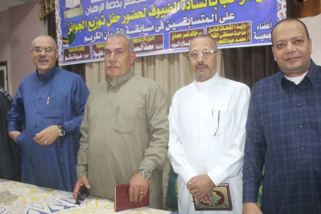 جانب من حفل تكريم حفظة القرآن الكريم فى حفل كبير بقرية حصة الرهبان بالشرقية (2)