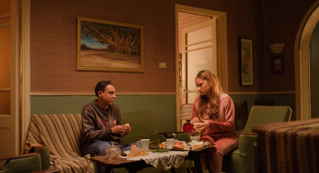 نيللي كريم وهشام زوجها