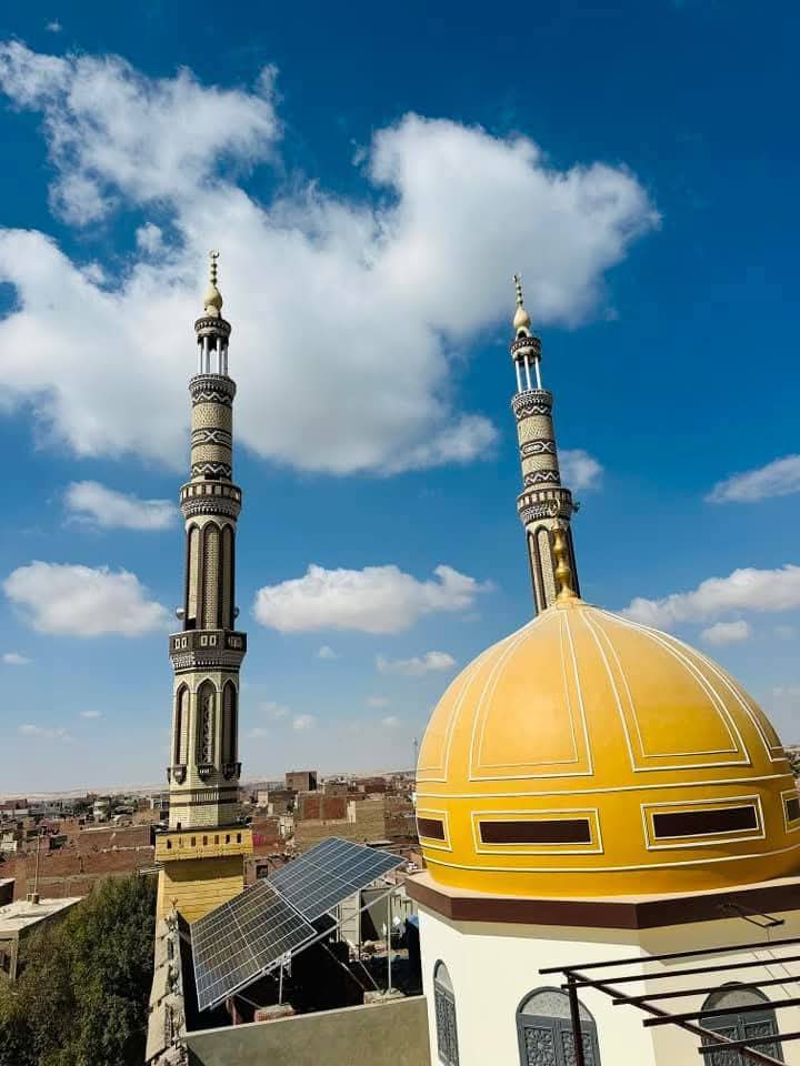 المسجد يعمل بالطاقة الشمسية المسجد يعمل بالطاقة الشمسية
