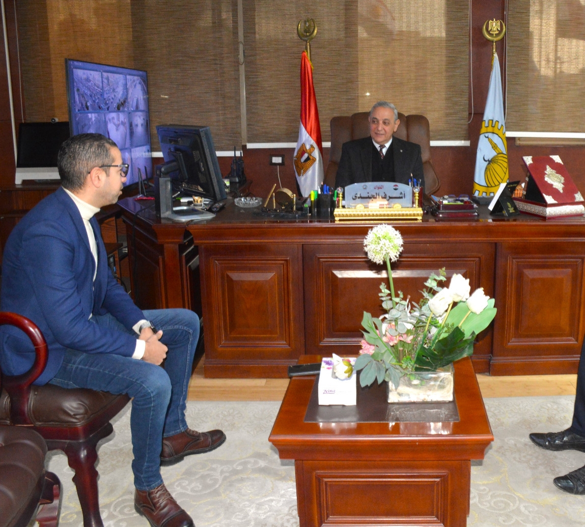 محافظ الغربية ومحرر اليوم السابع محافظ الغربية ومحرر اليوم السابع