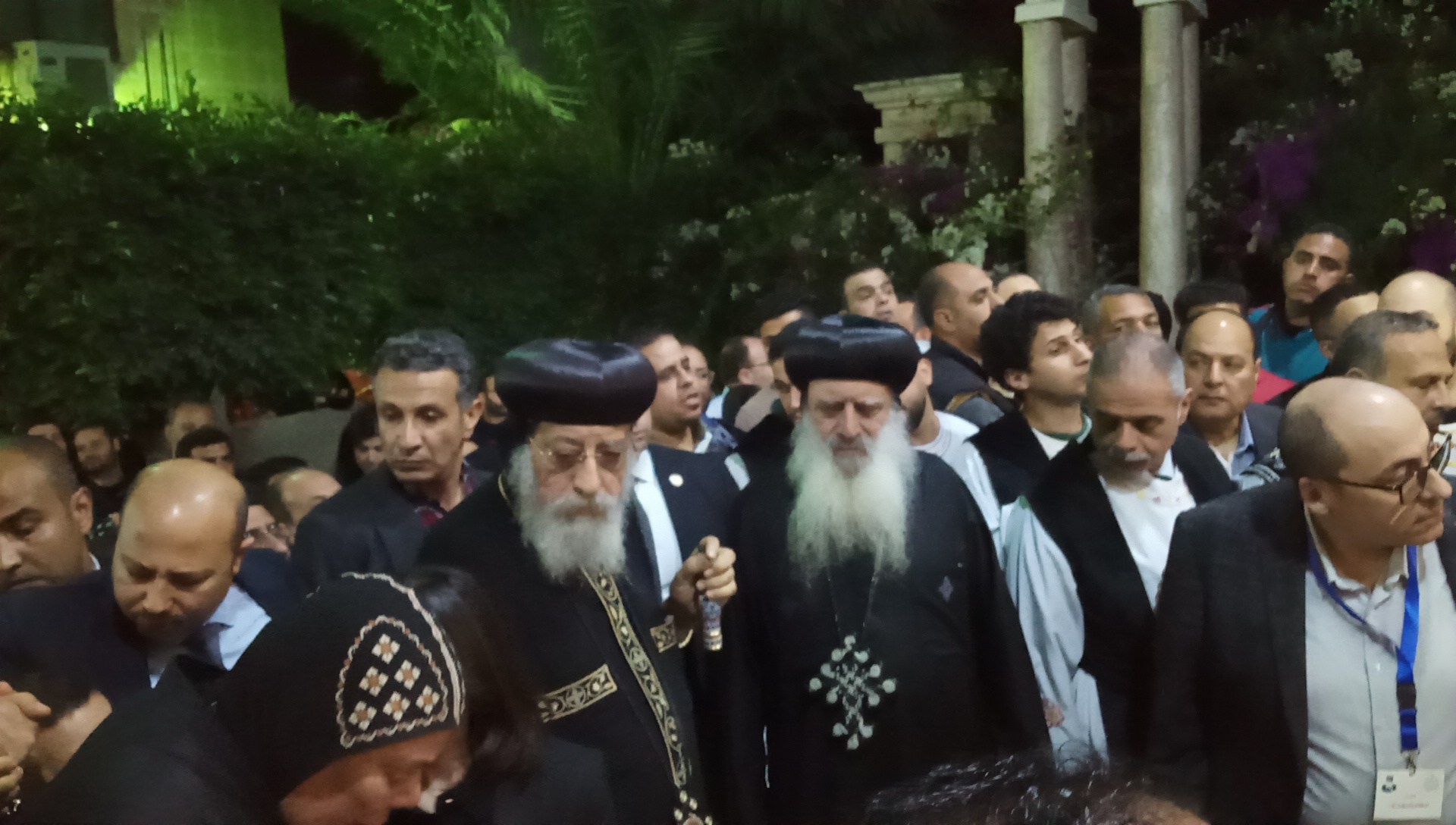 تشييع جثمان الأنبا باخوميوس تشييع جثمان الأنبا باخوميوس