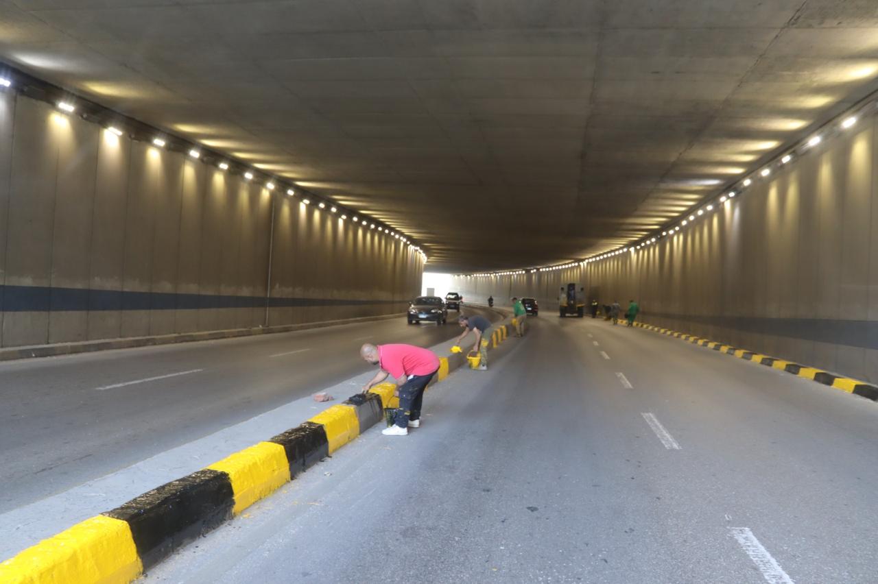 جانب من الاعمال بشارع القومية العربية