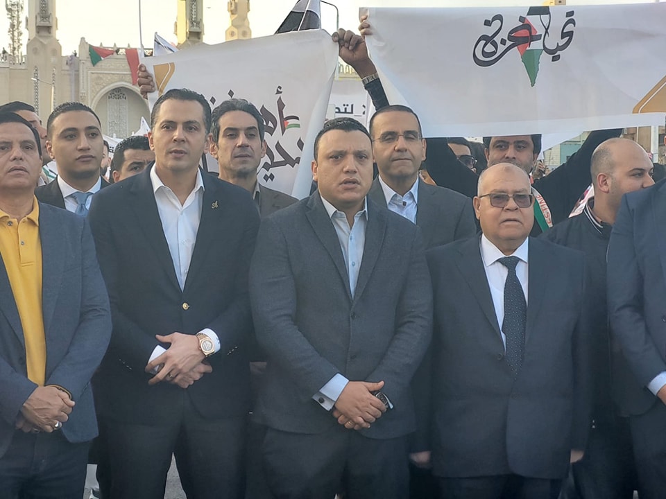 أعضاء ونواب تنسيقية شباب الأحزاب يشاركون في وقفات تضامنية لدعم القضية الفلسطينية ورفض التهجير أعضاء ونواب تنسيقية شباب الأحزاب يشاركون في وقفات تضامنية لدعم القضية الفلسطينية ورفض التهجير